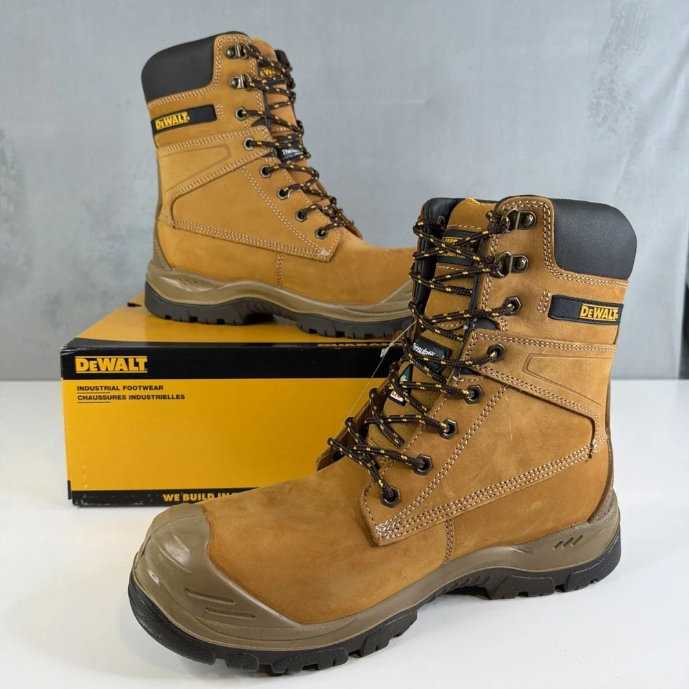 DeWalt Spark 8" Work Boots Mens 11.5W Steel Toe Waterproof New Box - Picture 3 of 10
